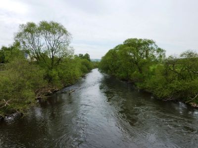 Fulda auf der Bruecke Blankenheim flussabwaerts.JPG