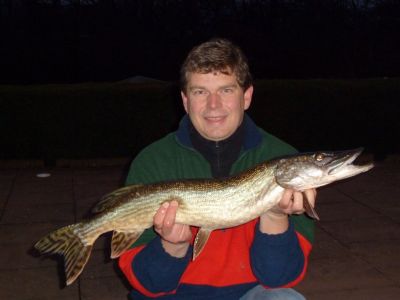 Hecht, 81 cm, gefangen im Dezember 2011 von Stefan Hoffmann im Stadtteich 1.