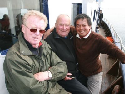 Willy, Berthold und Rio.